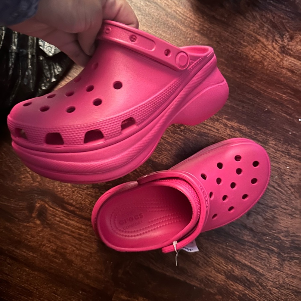 Platform crocs